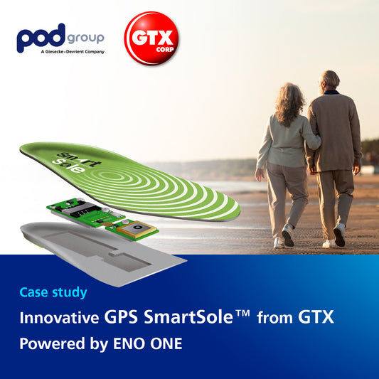 THE INNOVATIVE GPS SMARTSOLE™ FROM GTX: MISSION-CRITICAL HEALTHCARE POWERED BY ENO ONE