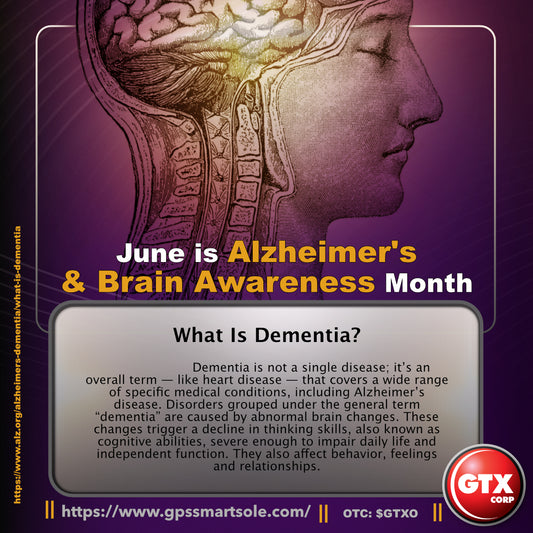 June is Alzheimer’s & Brain Awareness Month.