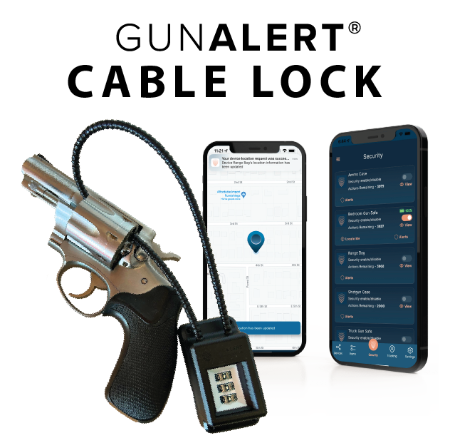 GunAlert™ Cable Lock- Motion Sensitive GPS