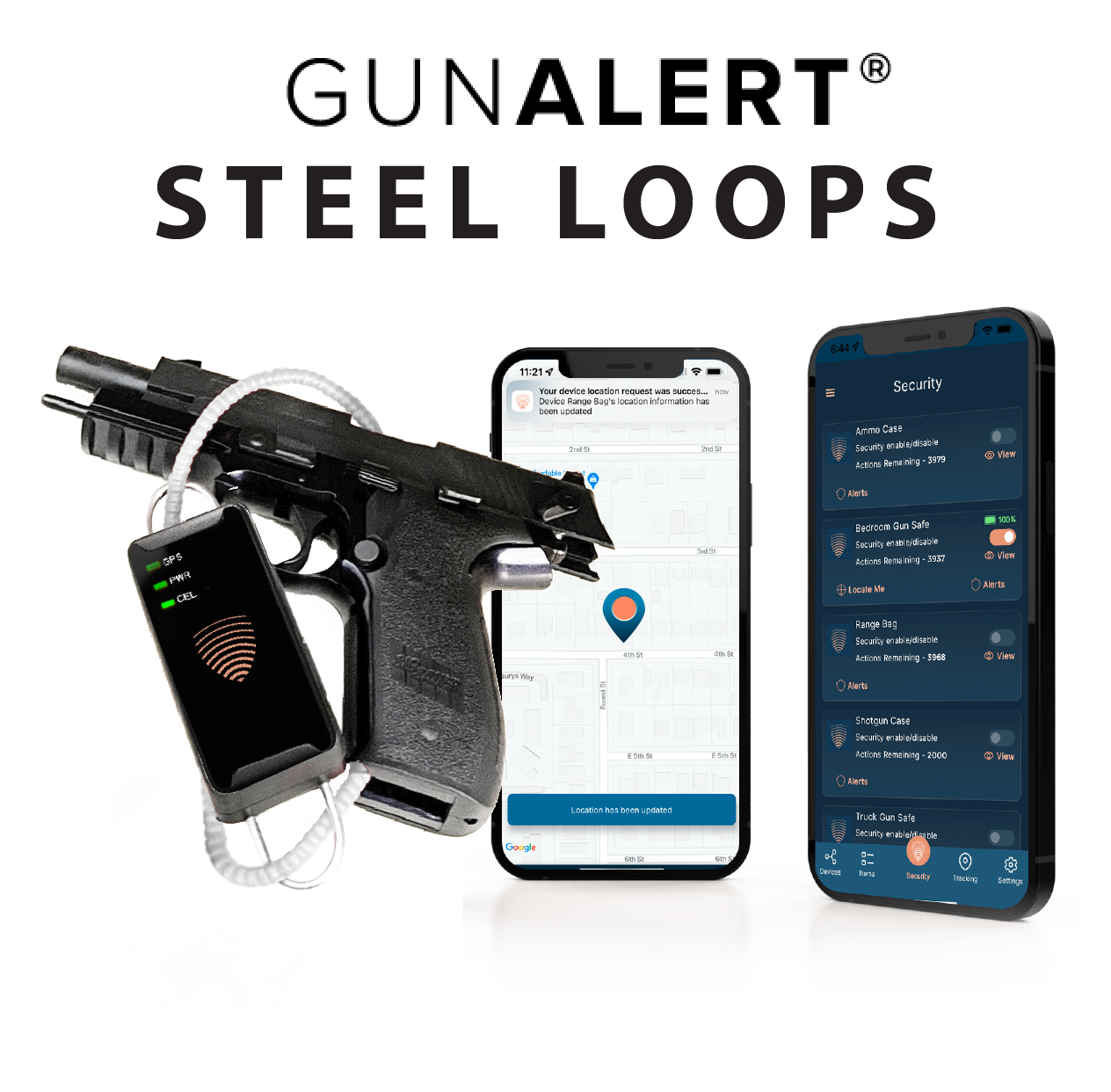 Steel Loop Model of GunAlert firearm safety