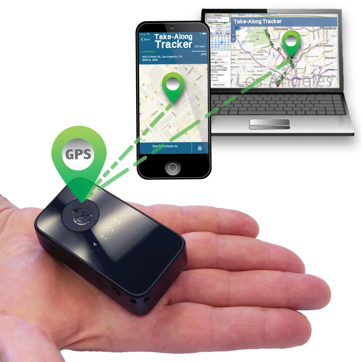 Take-Along Tracker | Mini GPS Tracker to Wear or Attach Anywhere